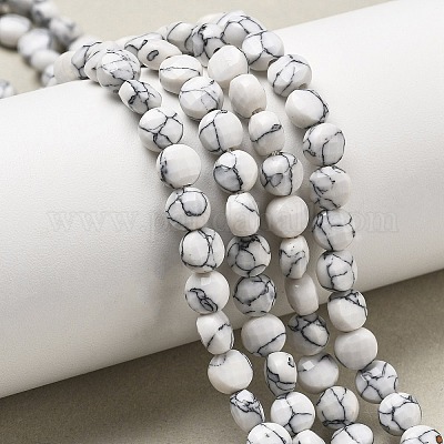 Синтетических Говлит бисер нитей G-C179-A6mm-19-1