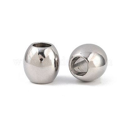 Европейские бусины из нержавеющей стали 304 STAS-E034-4-1