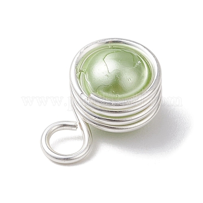 Подвески из круглой медной проволоки с ракушками и жемчугом PALLOY-JF03259-03-1