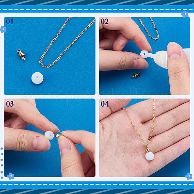 60 шт. латунные скобы для крепления колышков FIND-ME0001-72-1