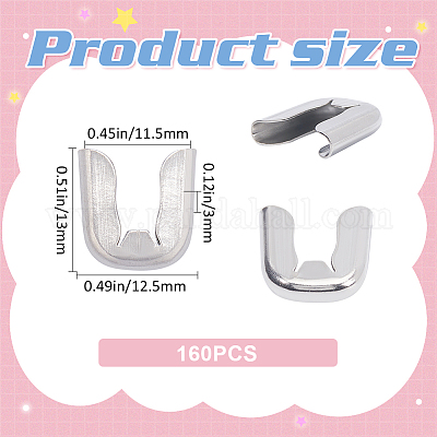 Спиральные костяные наконечники из нержавеющей стали 304 STAS-WH0043-20B-1