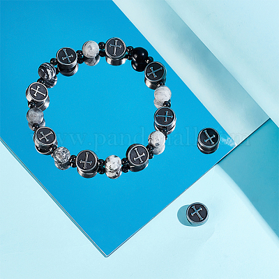 10 шт. бусины из нержавеющей стали марки 304 STAS-UN0047-96-1