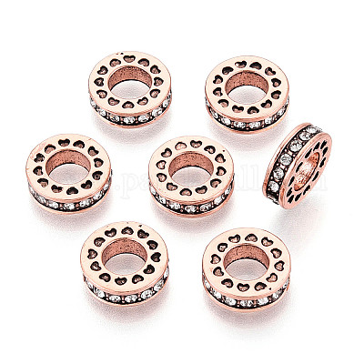 Сплавочные европейские бусины MPDL-S066-010C-R-1