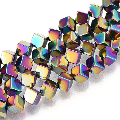 Гальванические нити из синтетических немагнитных гематитовых бусин G-T139-62F-1