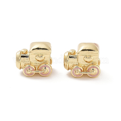 Железнодорожная стойка покрытие латунные эмалевые бусины KK-G512-07B-G-1