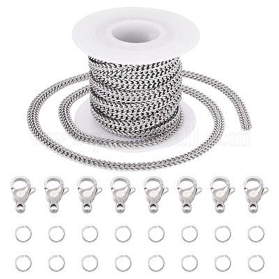 Наборы для изготовления цепочек из нержавеющей стали 304 DIY-TA0012-22-1