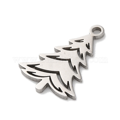 Антикоррозийные рождественские подвески из нержавеющей стали 201 STAS-Q015-10P-1