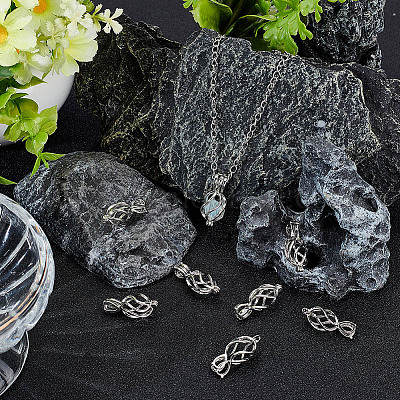 10 шт. полые латунные подвески-медальоны FIND-BBC0002-53-1