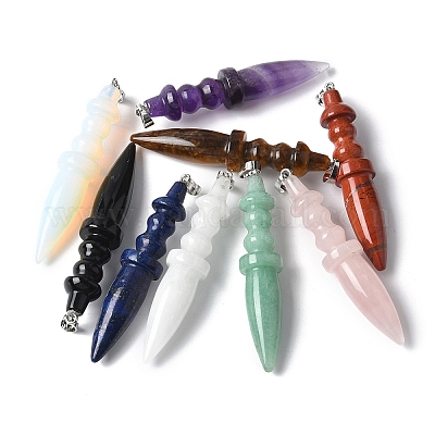 Природные и синтетические смешанные подвески драгоценных камней G-C187-02-1