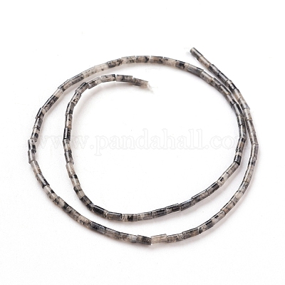 Натуральные черные бусины из ларвикита G-G783-13-1