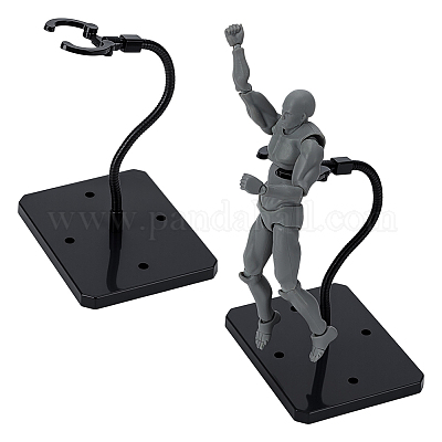 Собранные прямоугольные стойки для демонстрации фигурок из пластика PS с регулируемым железным кронштейном ODIS-WH0100-12A-1