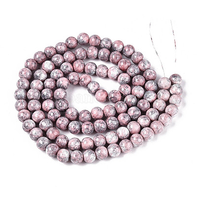 Выпечка краска бисер пряди DGLA-N016-8mm-03-1