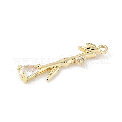 Латунные микро проложить кубического циркония подвески KK-M326-13B-G-1