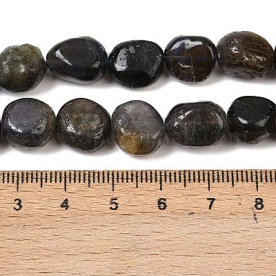 Нити из натурального иолита / кордиерита / дихроита G-A284-A02-03-1