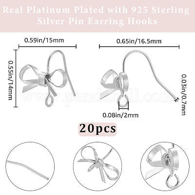 20 шт латунные серьги крючки KK-BBC0020-59-1