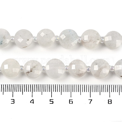 Бусины из натурального радужного лунного камня G-B094-A06-01-1