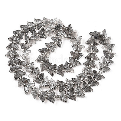 Стеклянные бусины с гальваническим покрытием &nbsp;EGLA-N012-04D-1