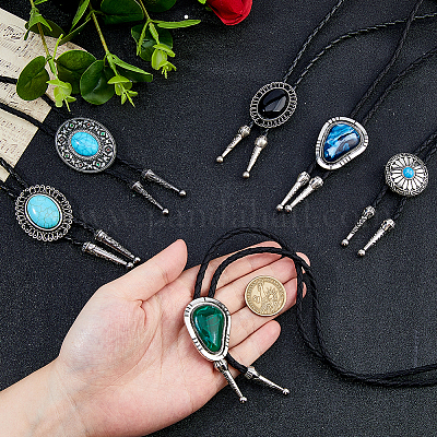 6 шт. 6 стиля из искусственной кожи NJEW-DC0001-12-1