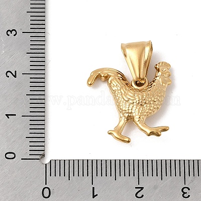 Подвеска из нержавеющей стали 304 со стразами&nbsp;STAS-B167-14A-G-1