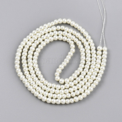 Выпечка из окрашенного перламутрового стекла жемчужные бусинки HY-T002-02A-02-1