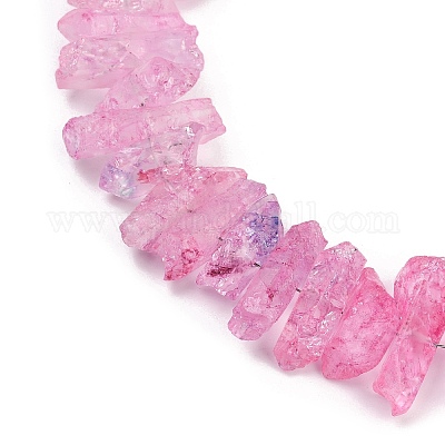 Натуральный хрустят кварц бисер пряди G-R012-B06-04-1