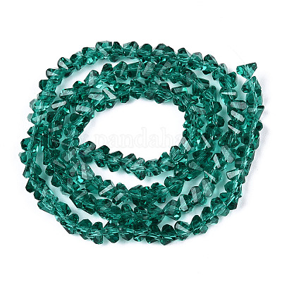 Прозрачные стеклянные бусины GLAA-N018-4mm-04-1