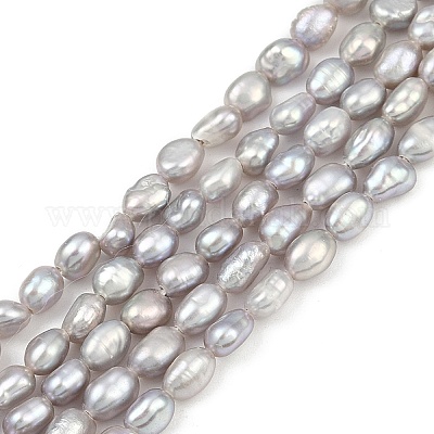 Нити из натурального культивированного пресноводного жемчуга PEAR-P064-20E-04E-1