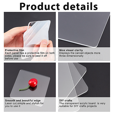 Коврик из акриловой глины DIY-PH0002-59-1