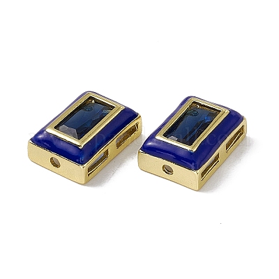 Стойка покрытие латунные прямоугольные бусины KK-C007-14G-1