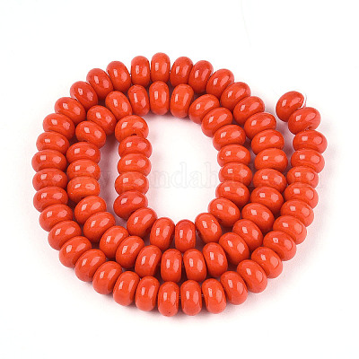 Непрозрачные с напылением стеклянные бусины GLAA-ZX008-8mm-18M-1