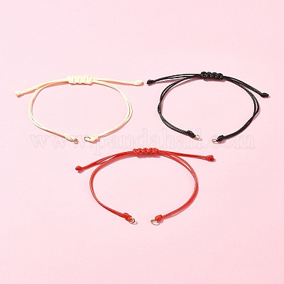 Плетеный шнур из вощеного полиэстера X1-AJEW-JB01153-02-1