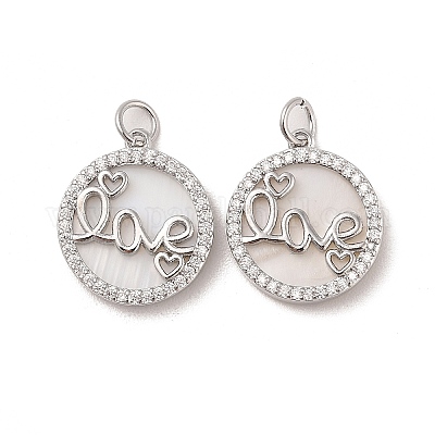 Латунные подвески из ракушки KK-L208-75P-1