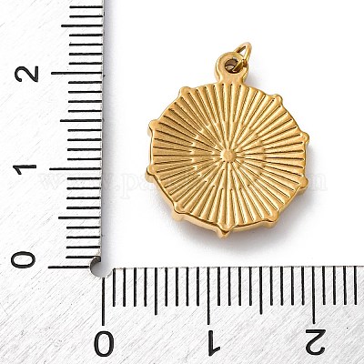 Подвески из нержавеющей стали 304 со стразами STAS-I331-01G-1