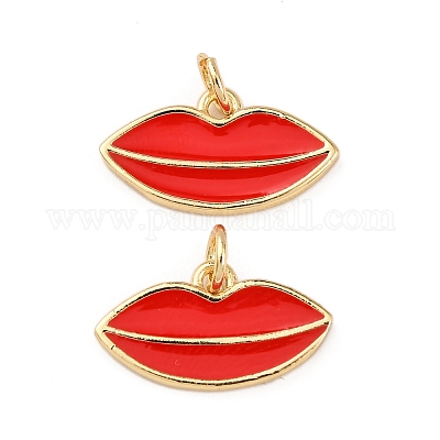 Латунь эмаль подвески&nbsp;KK-K408-30G-1