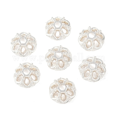 Сплав Цветочная бисера Caps & конусы PALLOY-J357-02S-1