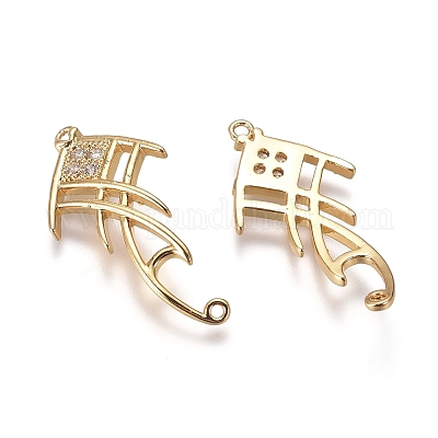 Соединители из латуни с микрочастицами и кубическим цирконием ZIRC-K081-26G-1