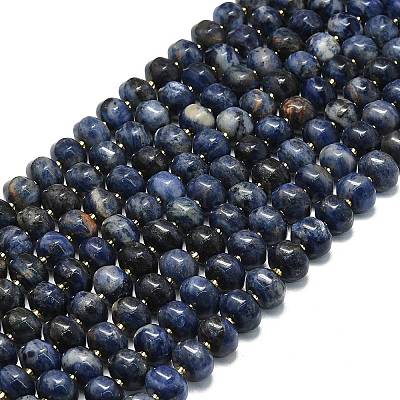 Природный содалит бисер нитей G-P573-B17-01-1