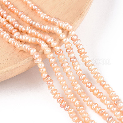 Нити из натурального культивированного пресноводного жемчуга PEAR-N025-01C-1