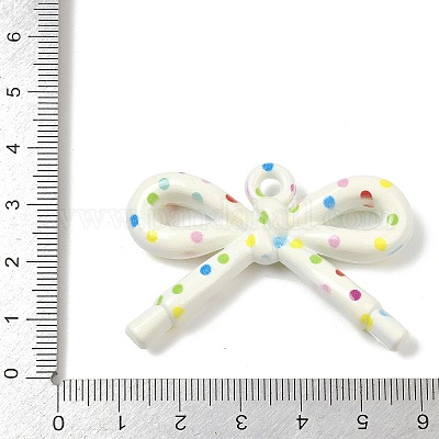 Непрозрачные печатные акриловые подвески&nbsp;MACR-I040-01F-1