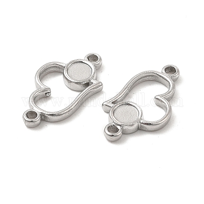 Оправы для кабошонов из не тускнеющей нержавеющей стали марки 304 STAS-B032-11P-1