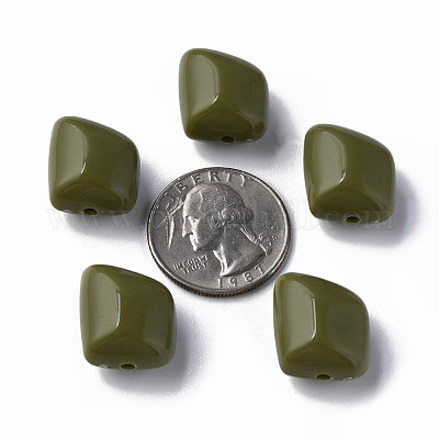 Непрозрачные акриловые бусины&nbsp;MACR-S373-15A-A11-1