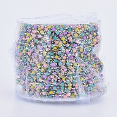 Цепи витые эмалированные из нержавеющей стали 304 STAS-R100-40B-1