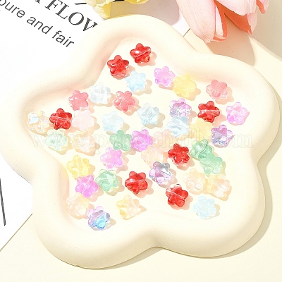 30 шт. стеклянные бусины для выпечки GLAA-FS0001-99B-1