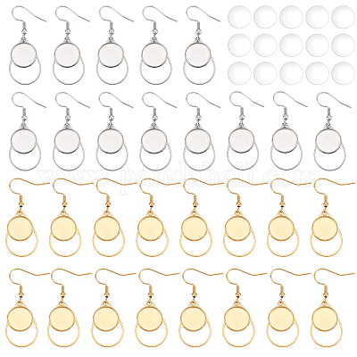 Набор для самостоятельного изготовления заготовок для сублимационной серьги STAS-DC0009-40-1