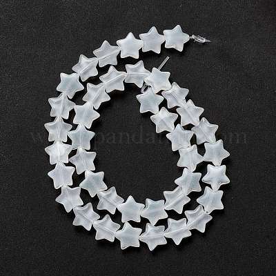 Прозрачный стеклянный бисер нить GLAA-K057-01J-1