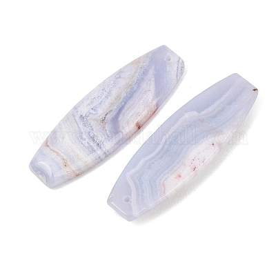 Натуральный голубой агат шнурка подвески&nbsp;G-K381-20B-1