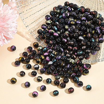 297шт 9 цвета стеклянные бусины GLAA-PH0003-30-1