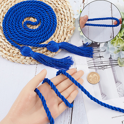 Веревка чести выпускной полиэстер AJEW-WH0314-317D-1