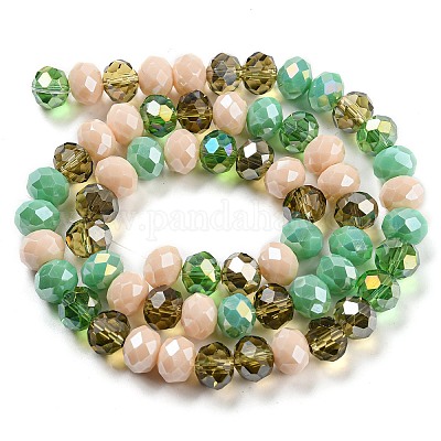 Стеклянные бусины EGLA-A034-M10mm-51-1