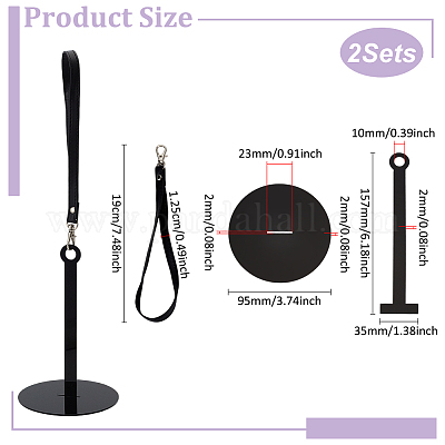 2 комплект переносных держателей для акриловой пряжи AJEW-UN0001-52B-1